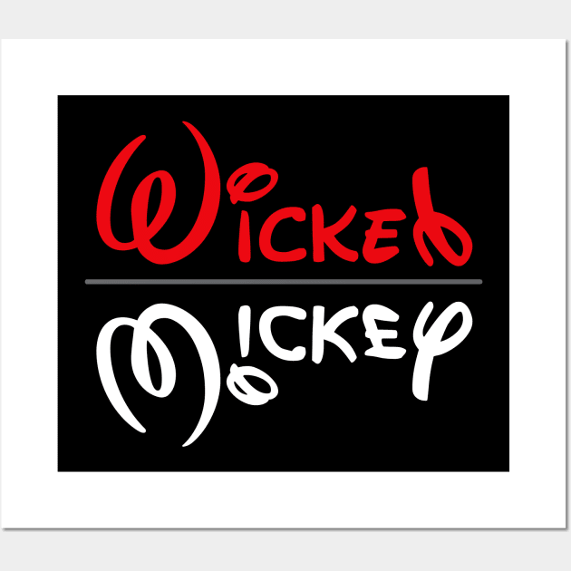 Wicked Mickey Wall Art by Alema Art